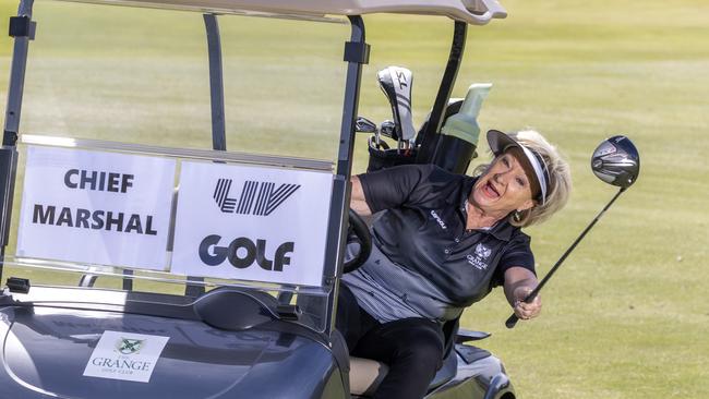 Kristine Tapp has been recognised as hero who made LIV Golf Adelaide happen. Picture: Kelly Barnes
