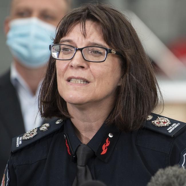 Deputy QFES Commissioner Joanne Greenfield. Picture: Nev Madsen