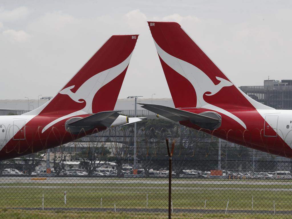 Qantas has announced trials of digital health apps on repatriation flights from overseas. Picture: David Swift/NCA NewsWire