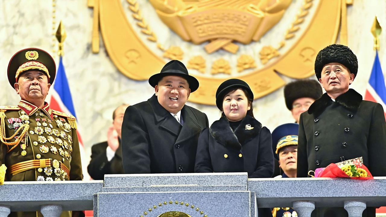 Kim Ju-ae has been referred to by Korean officials as ‘respected’ and ‘beloved’ – highly regarded terms in the country. Picture: KCNA via KNS/AFP
