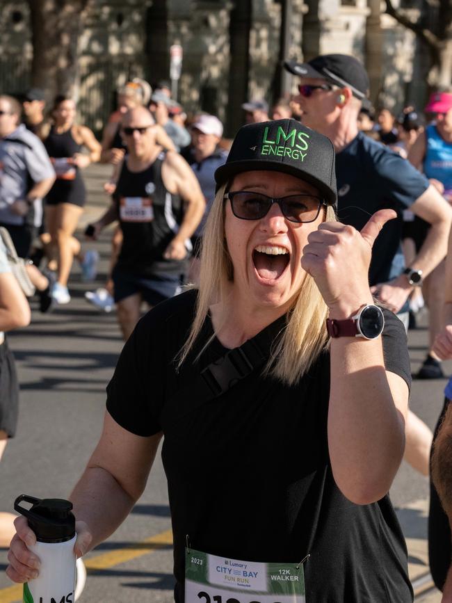 Competitors were greeted with near perfect running conditions. Picture: Morgan Sette