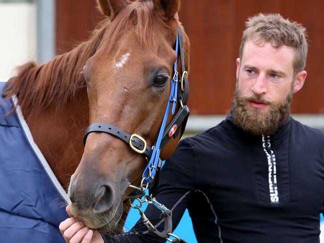 Geelong Cup internationals training at Werribee.  Haky . Picture: Mike Dugdale