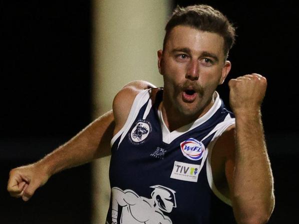 Brenton Payne in action for Hoppers Crossing WRFL. Picture: Local Legends Photography