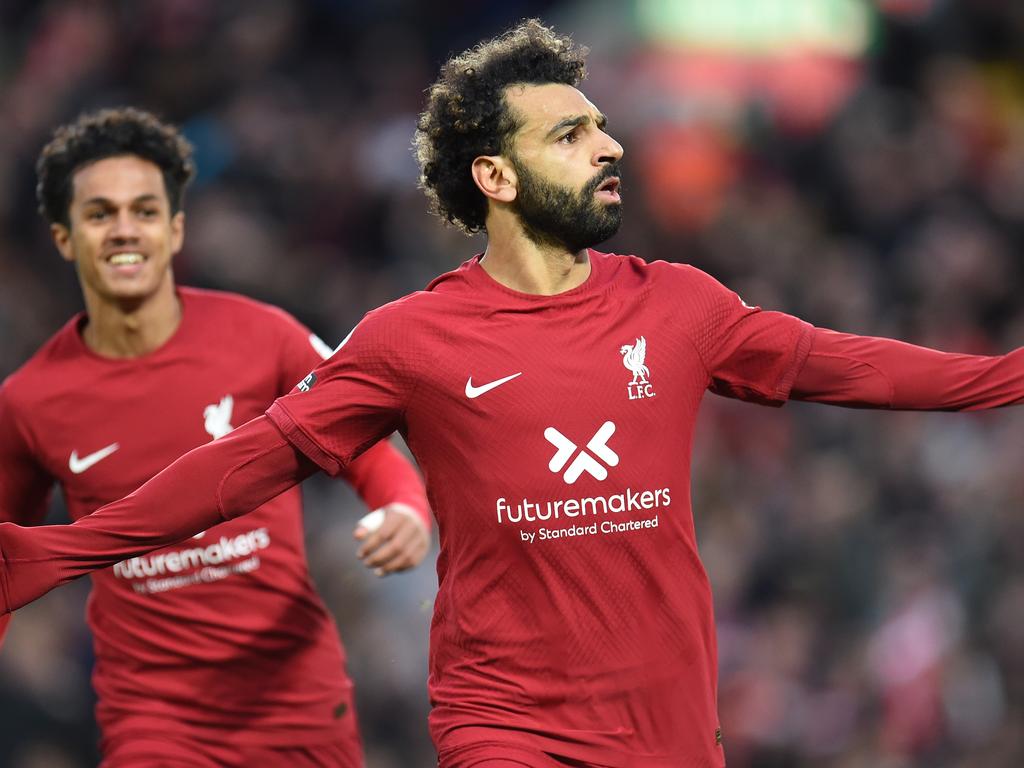 View Pics: Mohamed Salah Gives His Liverpool Jersey to Fans After Winning  Against Manchester City