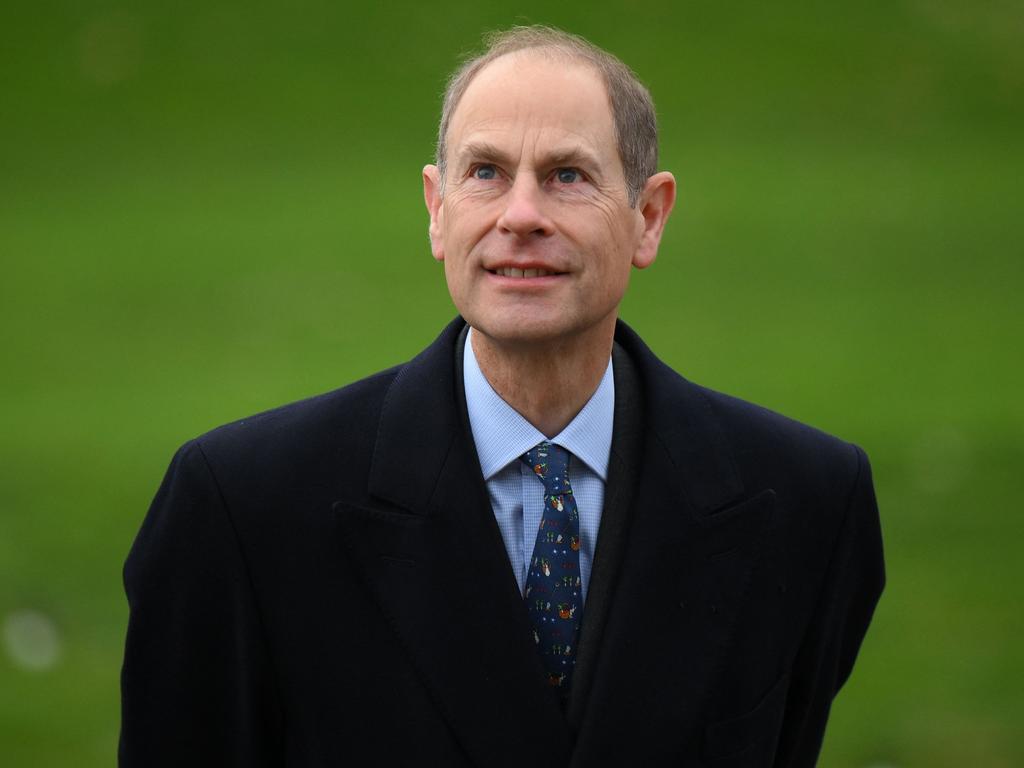 Prince Edward has put in the hard yards for his Duke of Edinburgh title. Picture: Daniel Leal/AFP