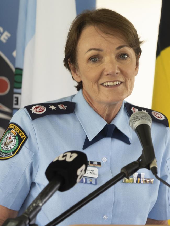 NSW Police Commissioner Karen Webb.