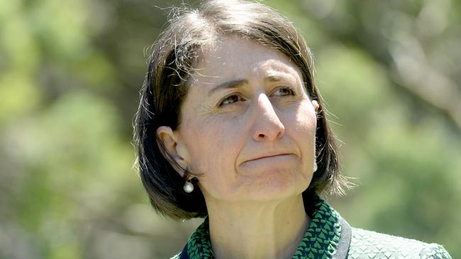 Ms Berejiklian is fed up with her Queensland counterpart. Picture: NCA NewsWire / Jeremy Piper