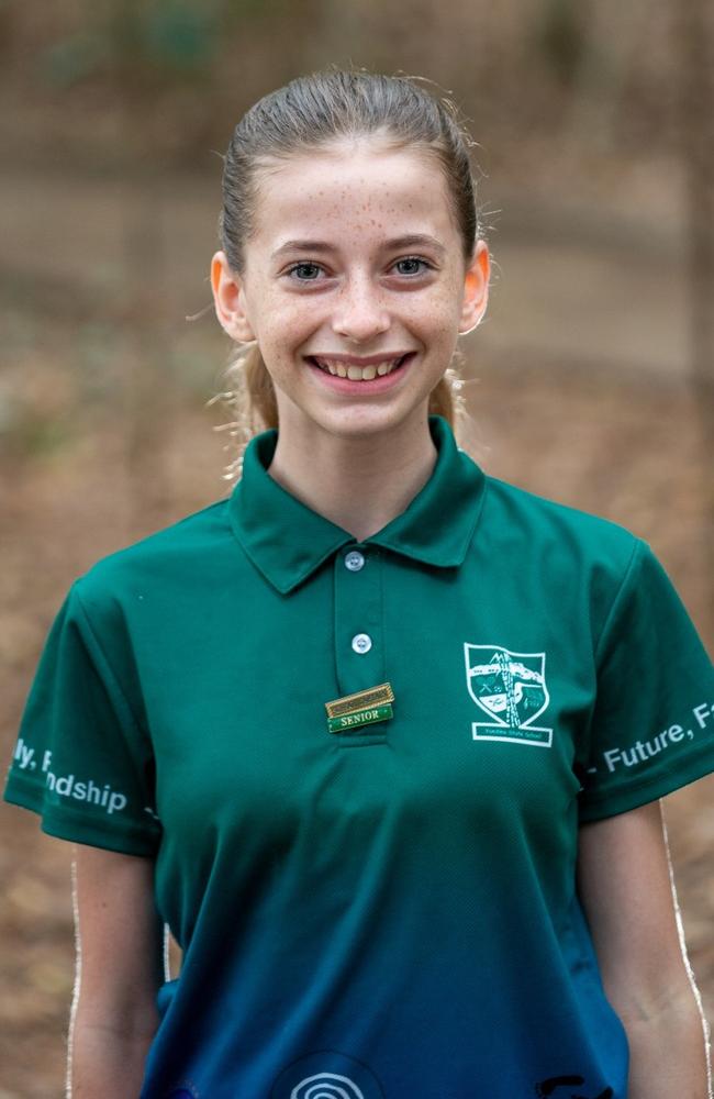 Yandina State School captain Madisyn Avery