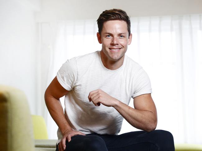 DAILY TELEGRAPH 3RD MARCH 2023EMBARGOED - CONTACT D.T PIC DESK SYDNEY BEFORE USEPictured at the Ovolo Hotel at Woolloomooloo in Sydney is Australian actor Lachlan Buchanan ahead of the release of his latest roll in the series, Wellmania.Picture: Richard Dobson