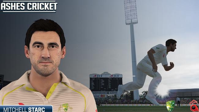 Mitchell Starc in Ashes Cricket.