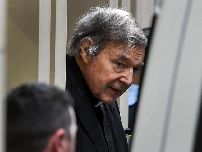 Cardinal George Pell is currently serving his sentence in Melbourne. Picture: William West/AFP