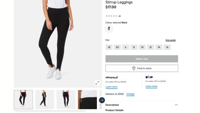 Kmart brings back 80's classic stirrup pants for $17