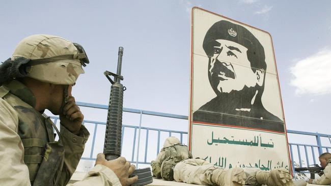 Twenty years after the US-led invasion of Iraq toppled Saddam Hussein, the country remains deeply scarred by the conflict. Picture: AFP