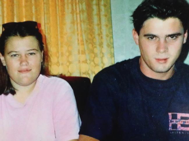 Jason Vance with his sister Rebecca. Picture: supplied.