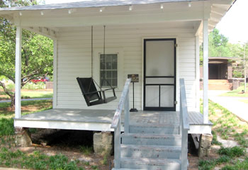 Humble beginnings ... from the two room shack in Tupelo, Mississippi,where Elvis was born ...