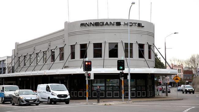 Finnegan's Hotel one of the 14 under liquor licensing restrictions. Picture by Peter Lorimer.