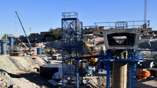 WestConnex new M5 St Peters interchange. Picture: Joel Carrett/ AAP.