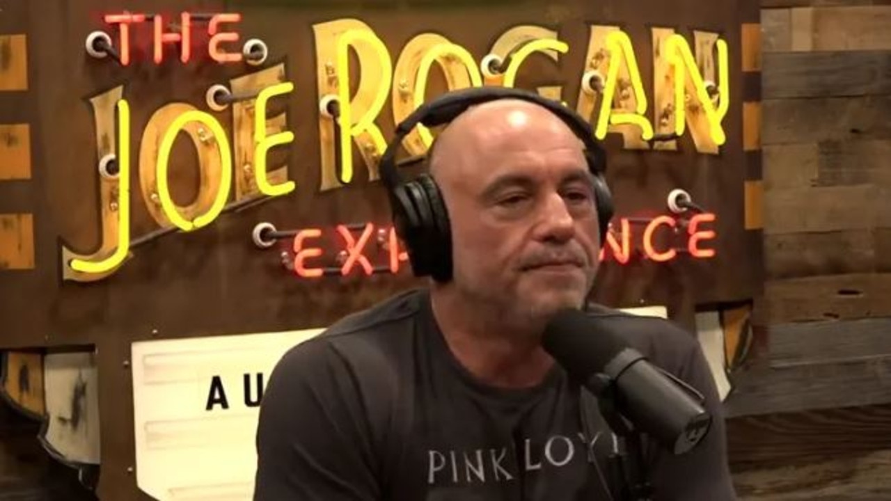 Rogan made his comments in a September 26 episode of his podcast The Joe Rogan Experience. Picture: The Joe Rogan Experience