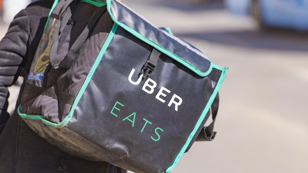 Uber Eats has been accused of lowering the pay rate to minimum wage. Picture: supplied.