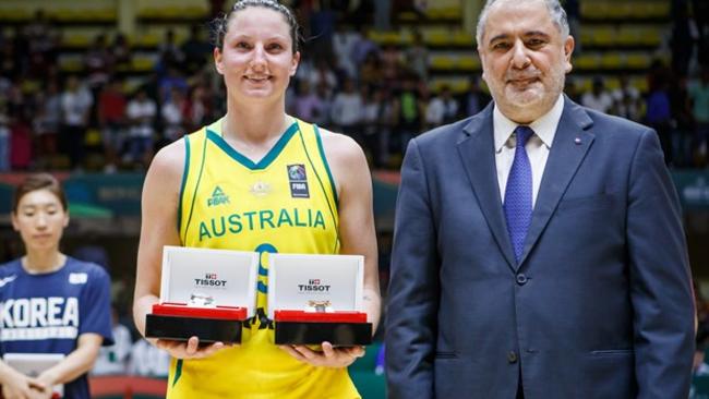 Opal Kelsey Griffin was named MVP at the Asia Cup.