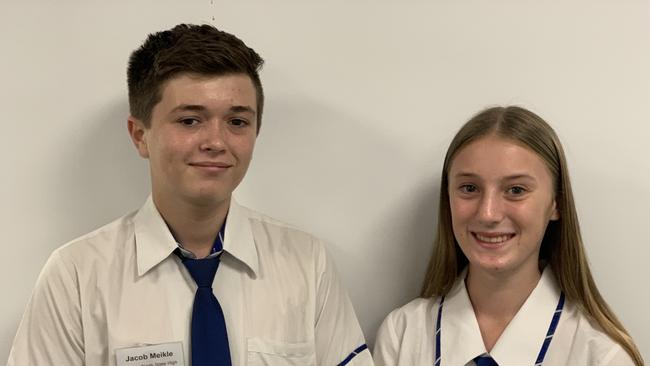 Jacob Meikle and Amity Chase said they were impressed by the day’s presentations. Picture: Duncan Evans