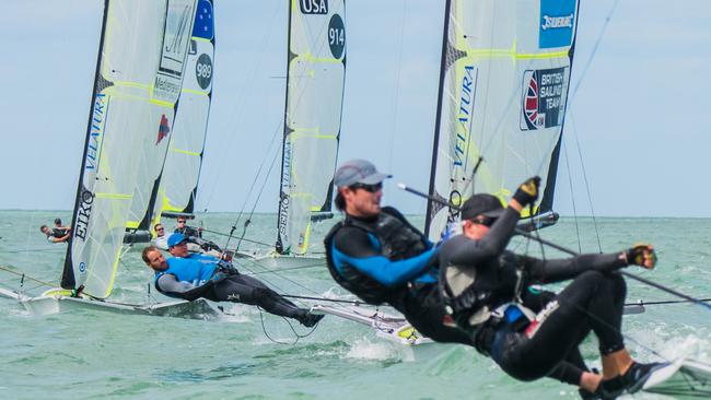 Some unexpected results at the world 49er skiff and Nacra 17 world titles in Florida.