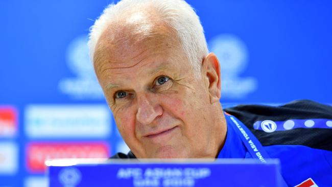 German coach Bernd Stange has been blamed by players for Syria’s poor form. Picture: AFP