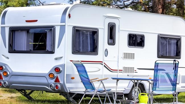 The woman died in the caravan the couple shared. Picture: File photo/generic