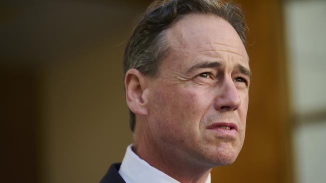 Federal Health Minister Greg Hunt in Canberra last week. Picture: Getty Images