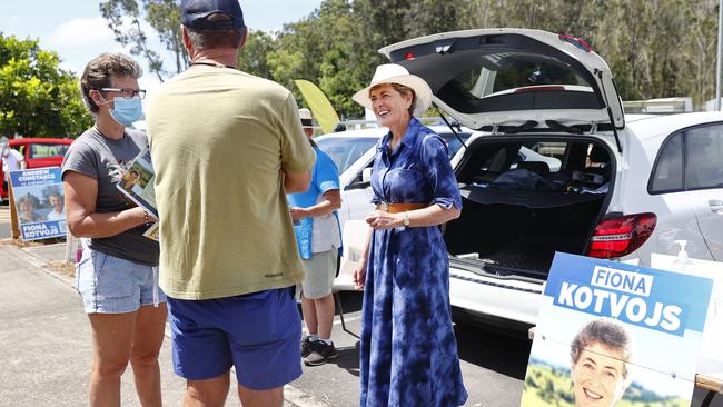 Pictured at Batemans Bay on the NSW south coast is the new Liberal candidate Fiona Kotvojos. Picture: Richard Dobson