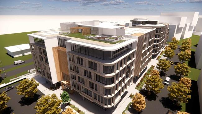 Plans have been submitted for construction of two six-storey commercial buildings on Central Ave, Oran Park.