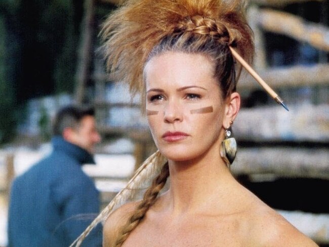 Elle Macpherson played the lead role alongside Anthony Hopkins in The Edge. Picture: Supplied