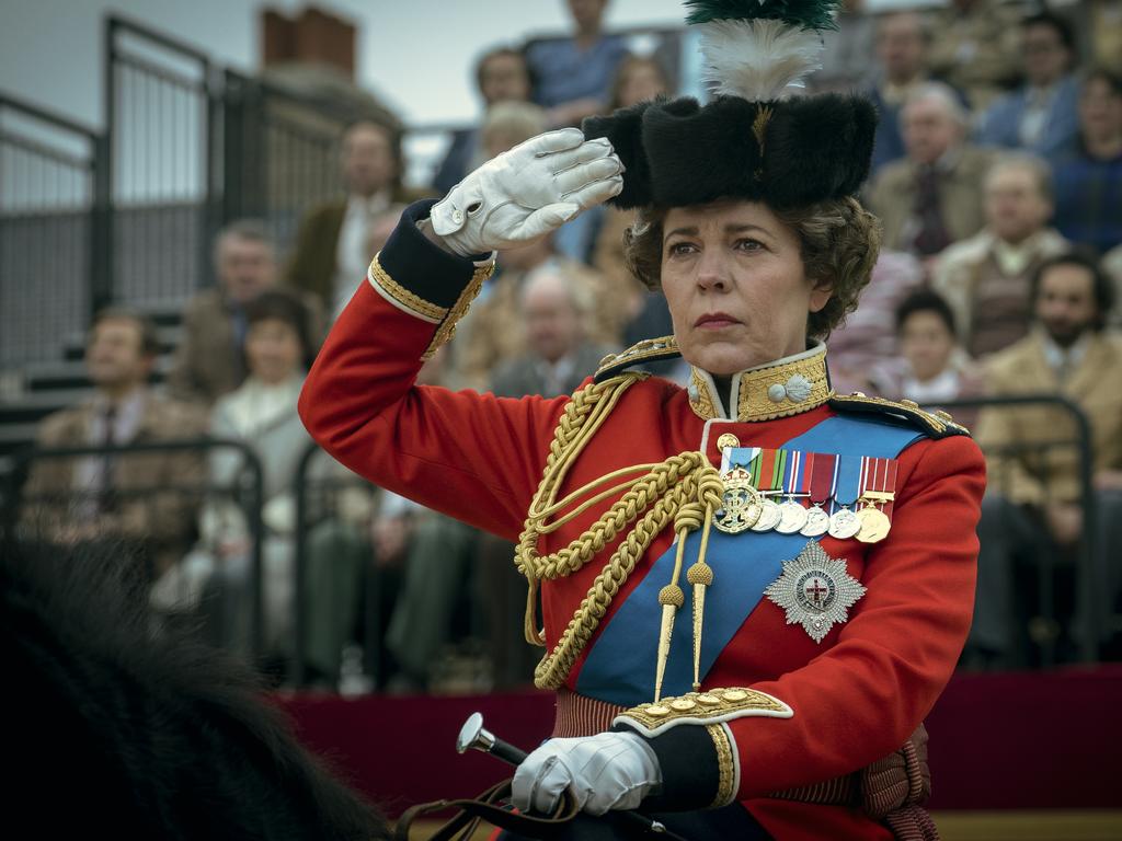 Queen Elizabeth II played by Olivia Coleman.