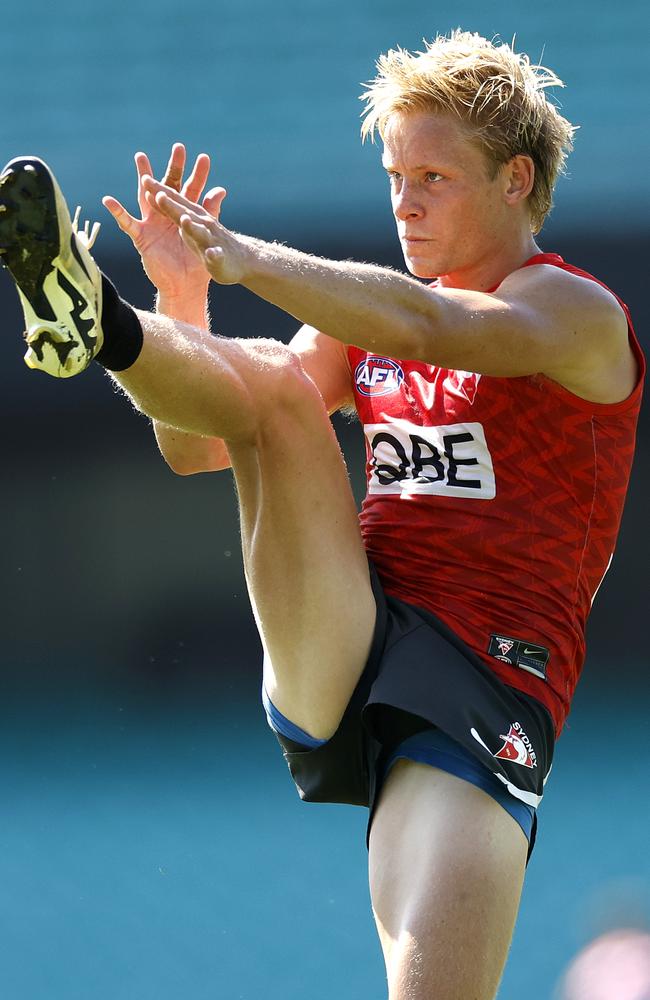 Isaac Heeney has been the SuperCoach star of the opening two rounds of the AFL season. Picture: Phil Hillyard