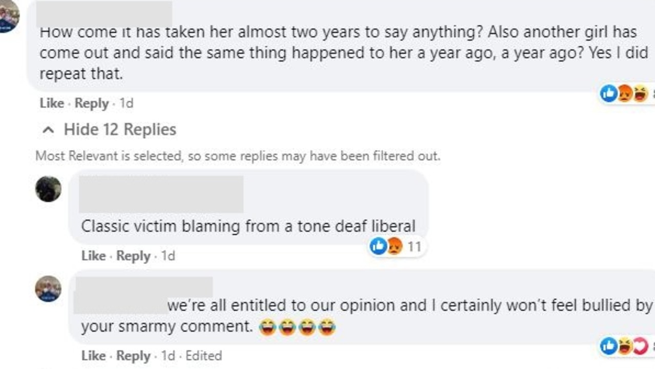 Brittany Higgins: ‘Disgusting’ victim blaming comments on Liberal Party ...