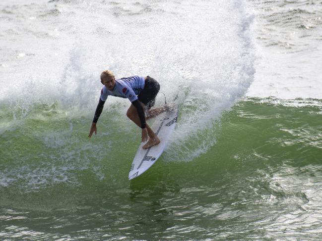 Angourie's Chris Zaffis at the inaugural Coffs Harbour Open at Diggers Beach. Photo: Ethan Smith / Surfing NSW