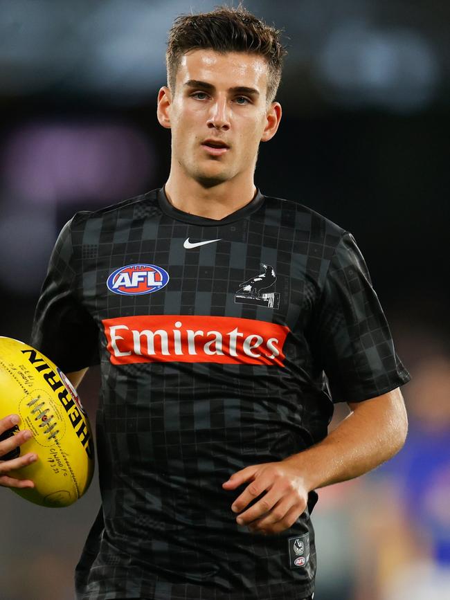 Nick Daicos has scored in the 70s the past three rounds. Picture: Michael Willson/AFL Photos via Getty Images