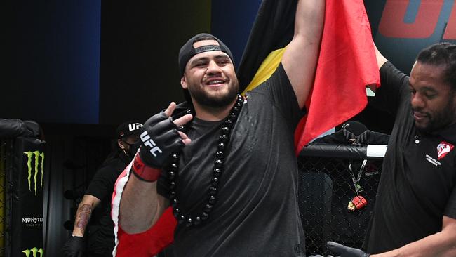 Tai Tuivasa announced he will face Brazilian Augusto Sakai in his next UFC fight. Picture: Chris Unger / Zuffa LLC via Getty Images