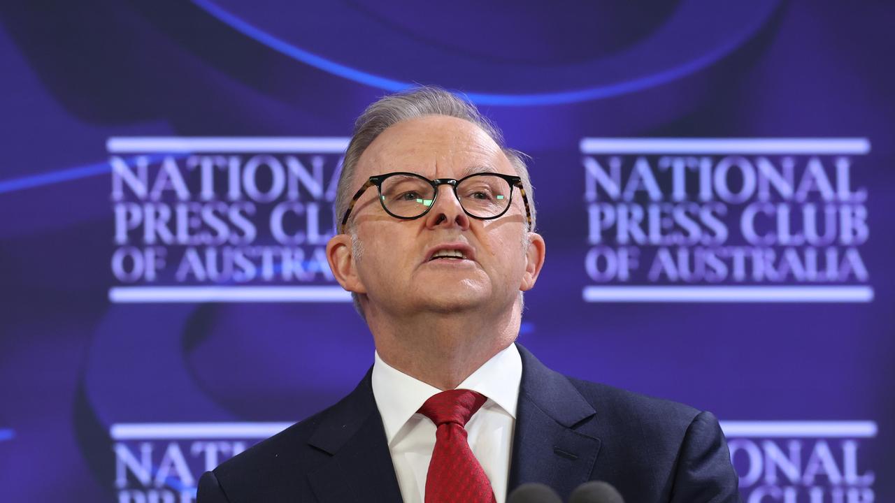 Prime Minister Anthony Albanese has made a pitch to Australian to return his government for another three years. Picture: Jason Edwards / NewsWire