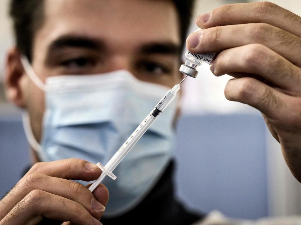 People are being urged to get vaccinated. Picture: Jeff Pachoud/AFP