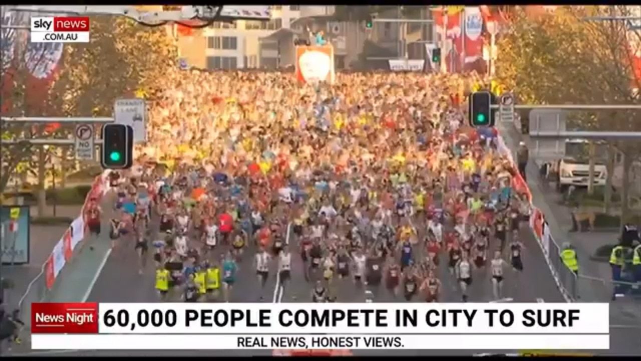 Huge turnout for City2Surf's return