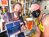 Popular pub back and pouring beers in Covid-19 safe style