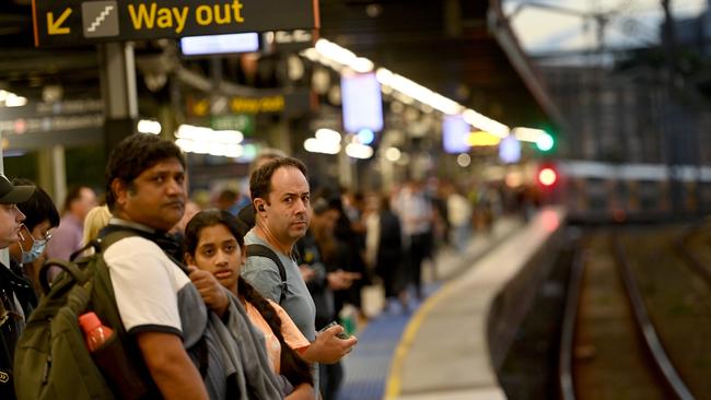 Long commutes are hurting Australians’ wellbeing. Picture: Jeremy Piper