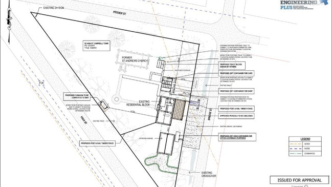 The Grahams' plans for The Church. Picture: Engineering Plus