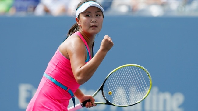 The tennis star alleged that former Vice Premier Zhang Gaoli had "forced" her to have sexual relations with him. She has not been heard of since. Picture: Getty Images