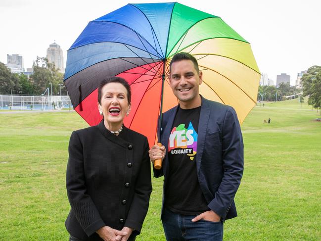 Independent MP for Sydney, Alex Greenwich will be celebrating the mardi gras parade with City of Sydney Lord Mayor Clover Moore.