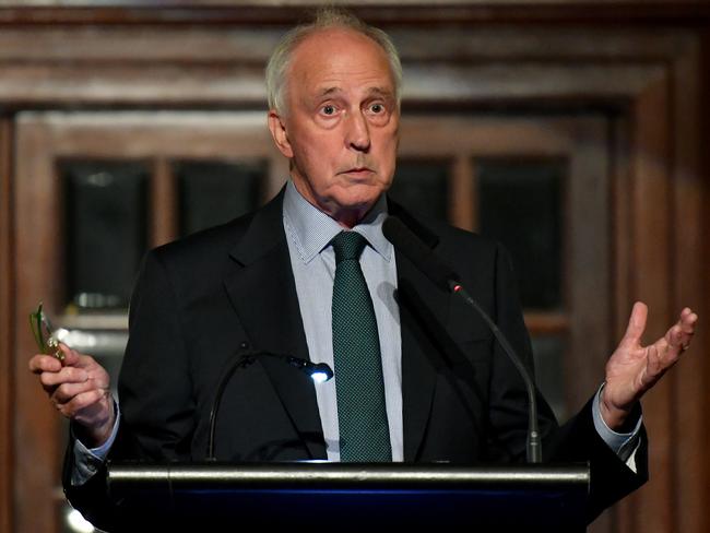 Former Australian Prime Minister Paul Keating. Picture: Darren England