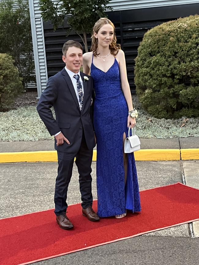 The students of St Mary's College celebrate their formal at the Brolga Theatre on Friday.