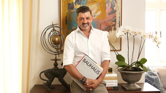 Interior designer Alex Zabotto-Bentley. Pictures: Bob Barker.