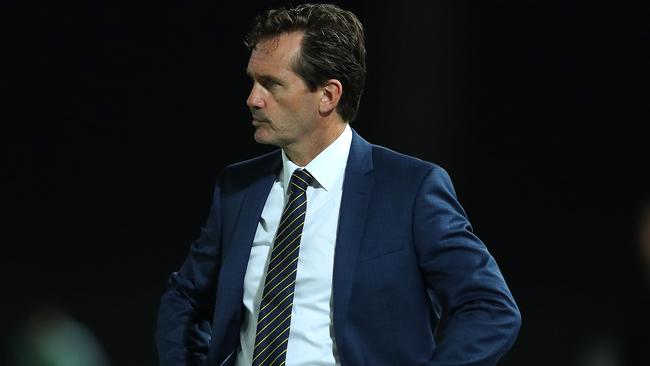 The mariners acted swiftly on Mike Mulvey after Central Coast’s belting at the hands of Wellington Phoenix. Pic: Getty Images